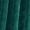 Opper Coussin en velours de coton cordé - 35 x 50 cm - Gris