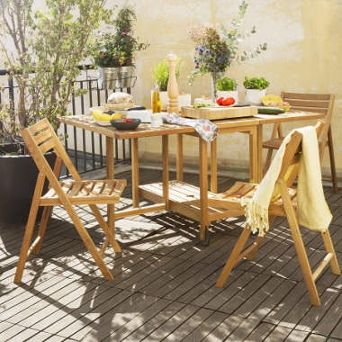 Garden tables and chairs