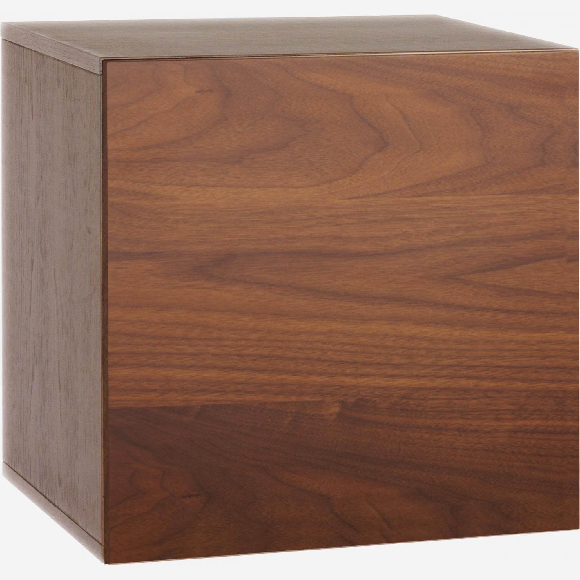 Kleine modulare Aufbewahrungsbox - Dunkles Holz - Design by James Patterson