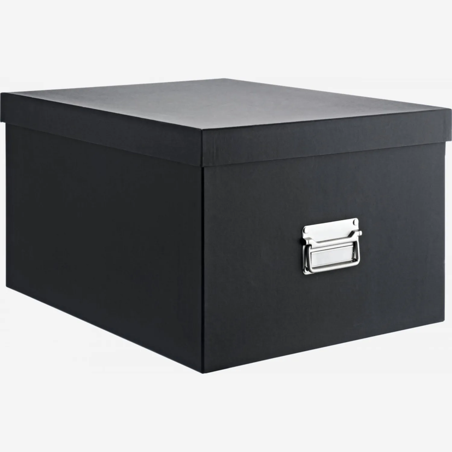Boîte de rangement 38x51x29cm en carton noir 