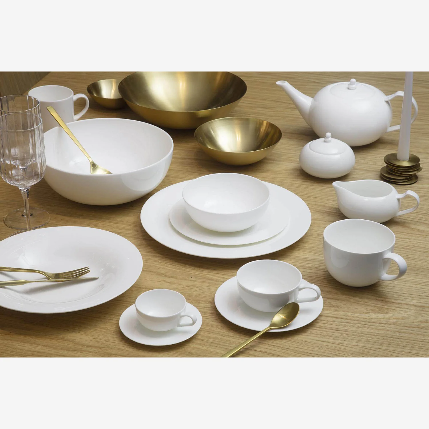 Porcelain sugar bowl - White - 2