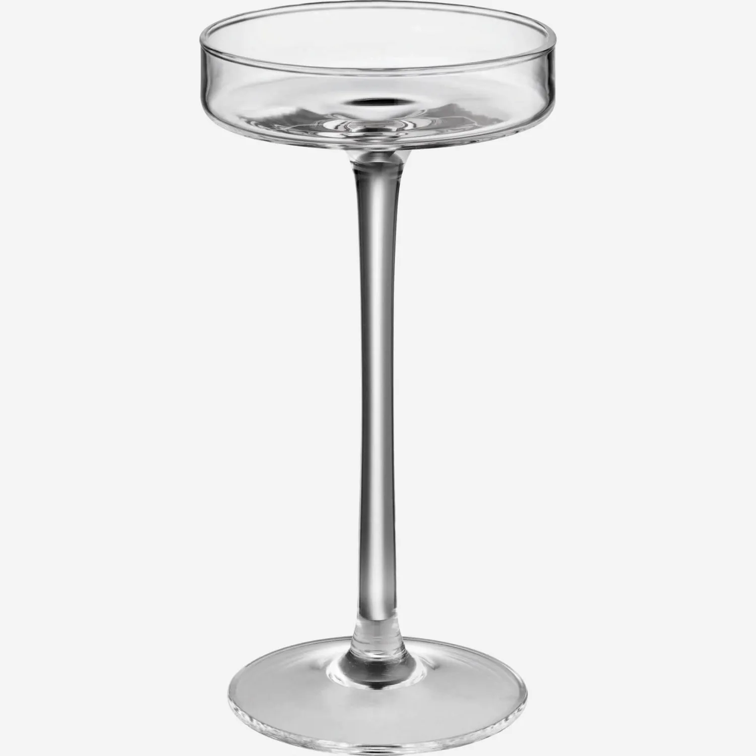 Kerzenständer, 27cm, aus Glas 