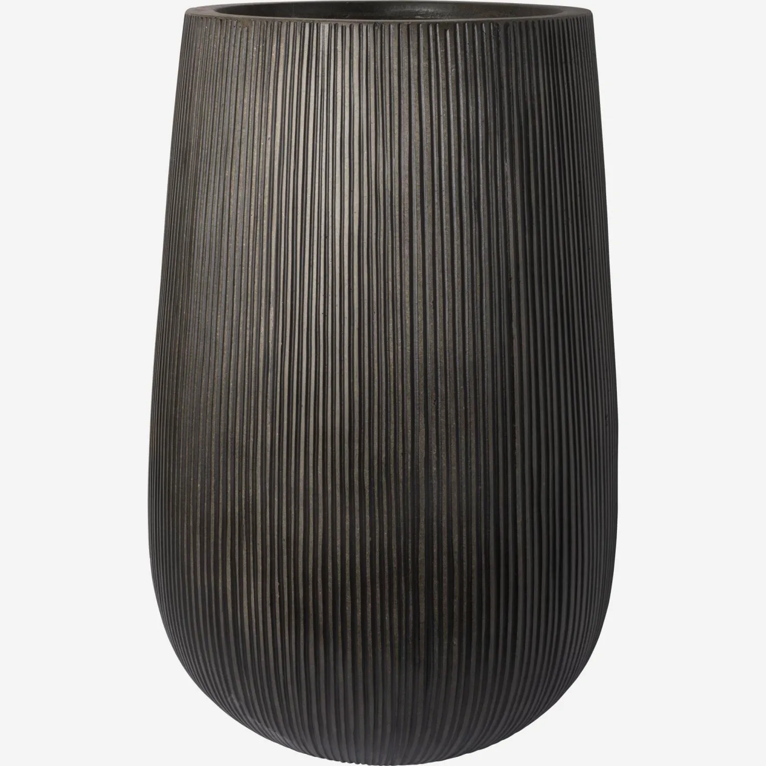 Vaso in ficonstone - 44 x 66 cm - Grigio
