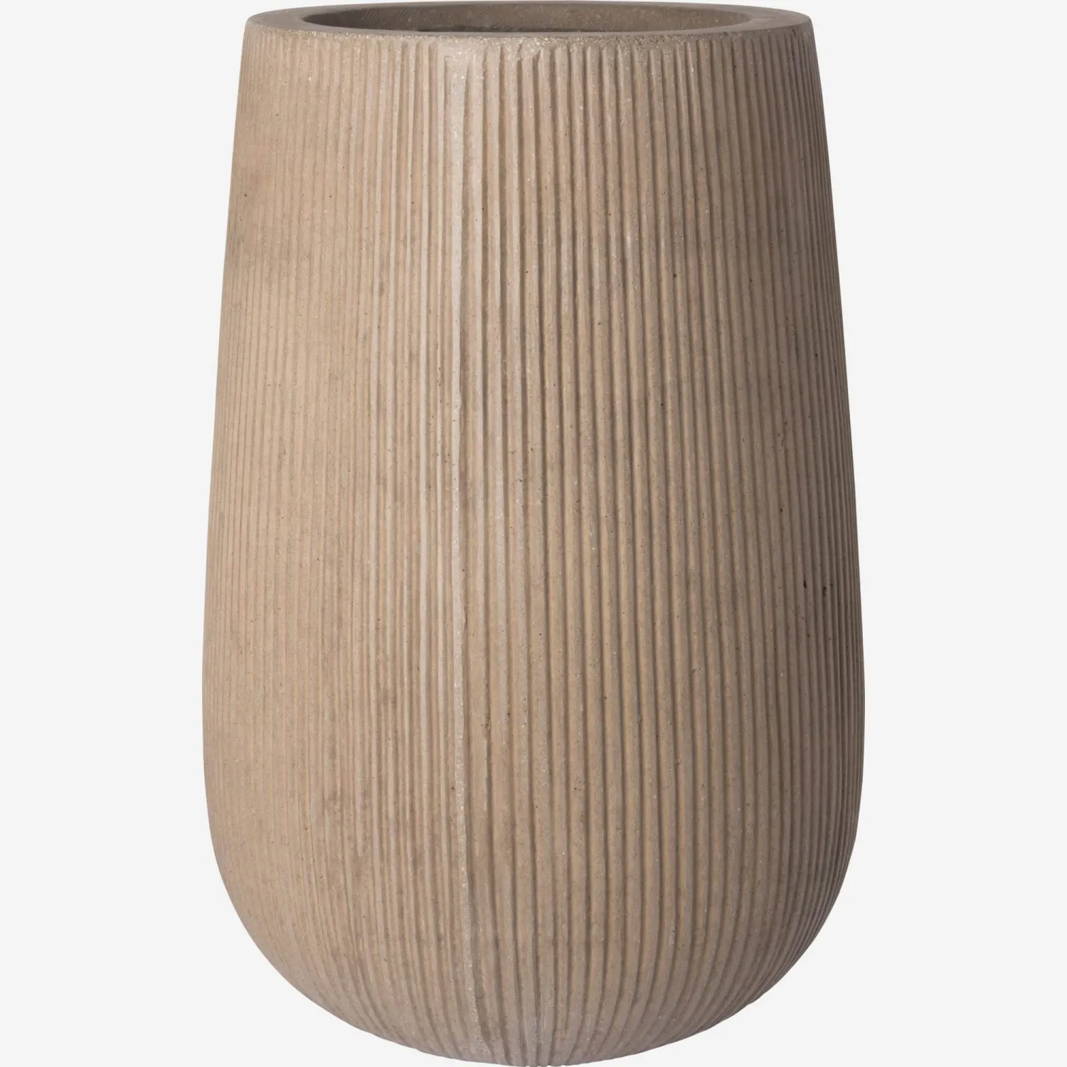 Pot van ficonstone - 29 x 43 cm - Bruin