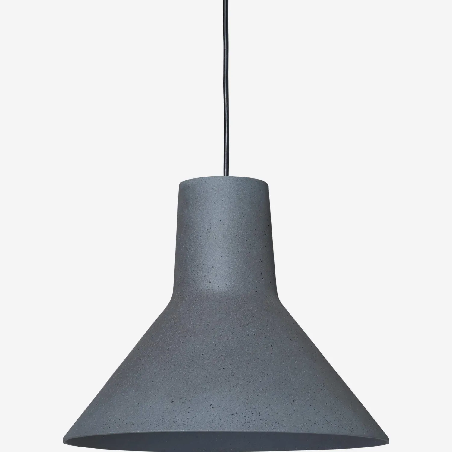 Suspension en grès - 30 x 24 cm - Gris 