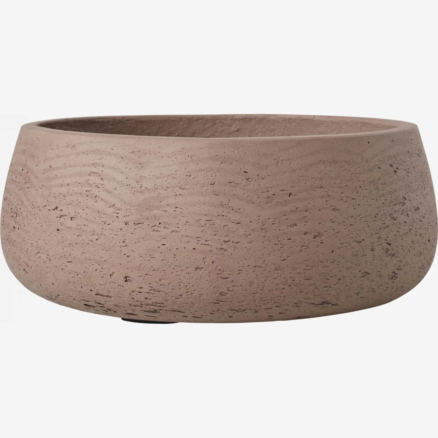 Coupelle décorative en ciment - Taupe
