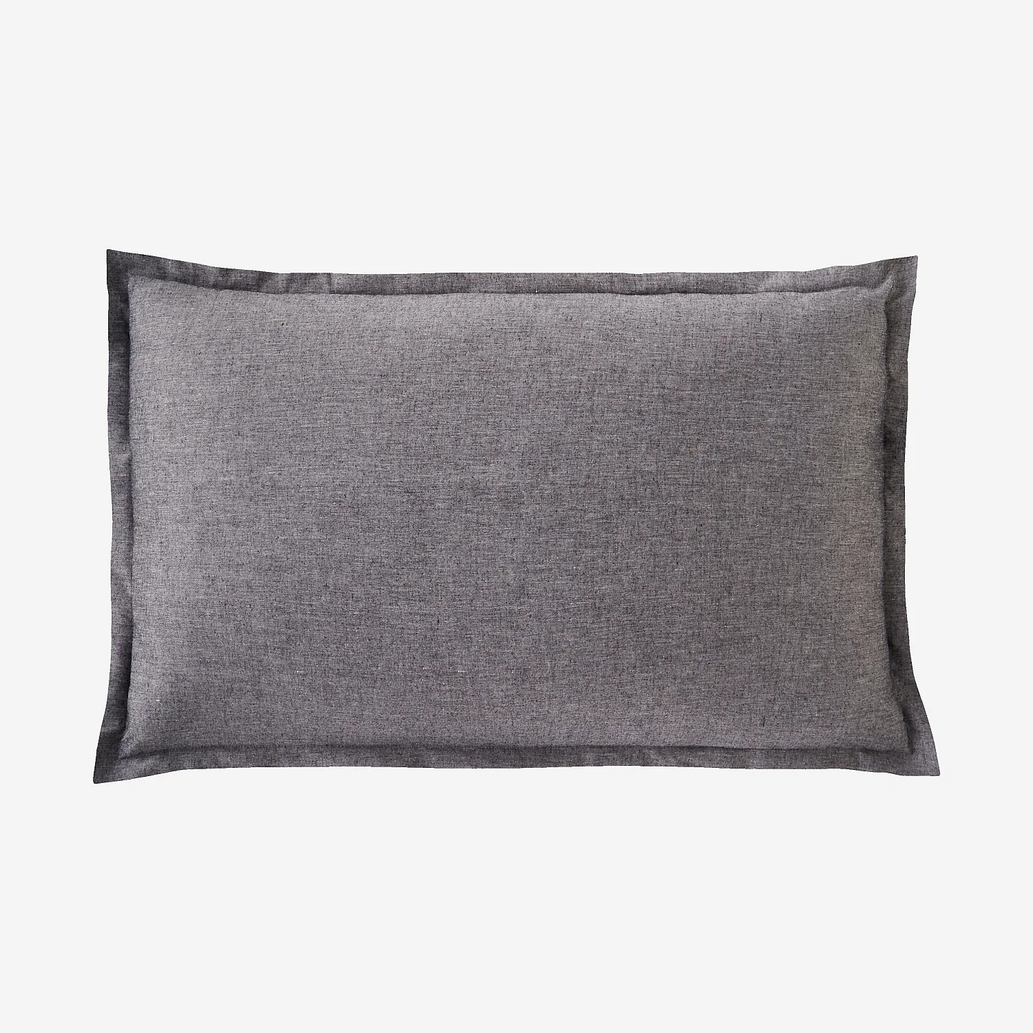 Taie d'oreiller en coton égyptien - 50 x 80 cm - Gris - 2