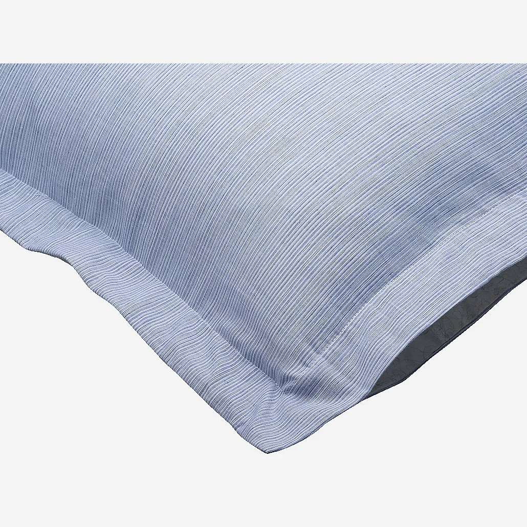 Taie d'oreiller en coton - 65 x 65 cm - Bleu clair - 5