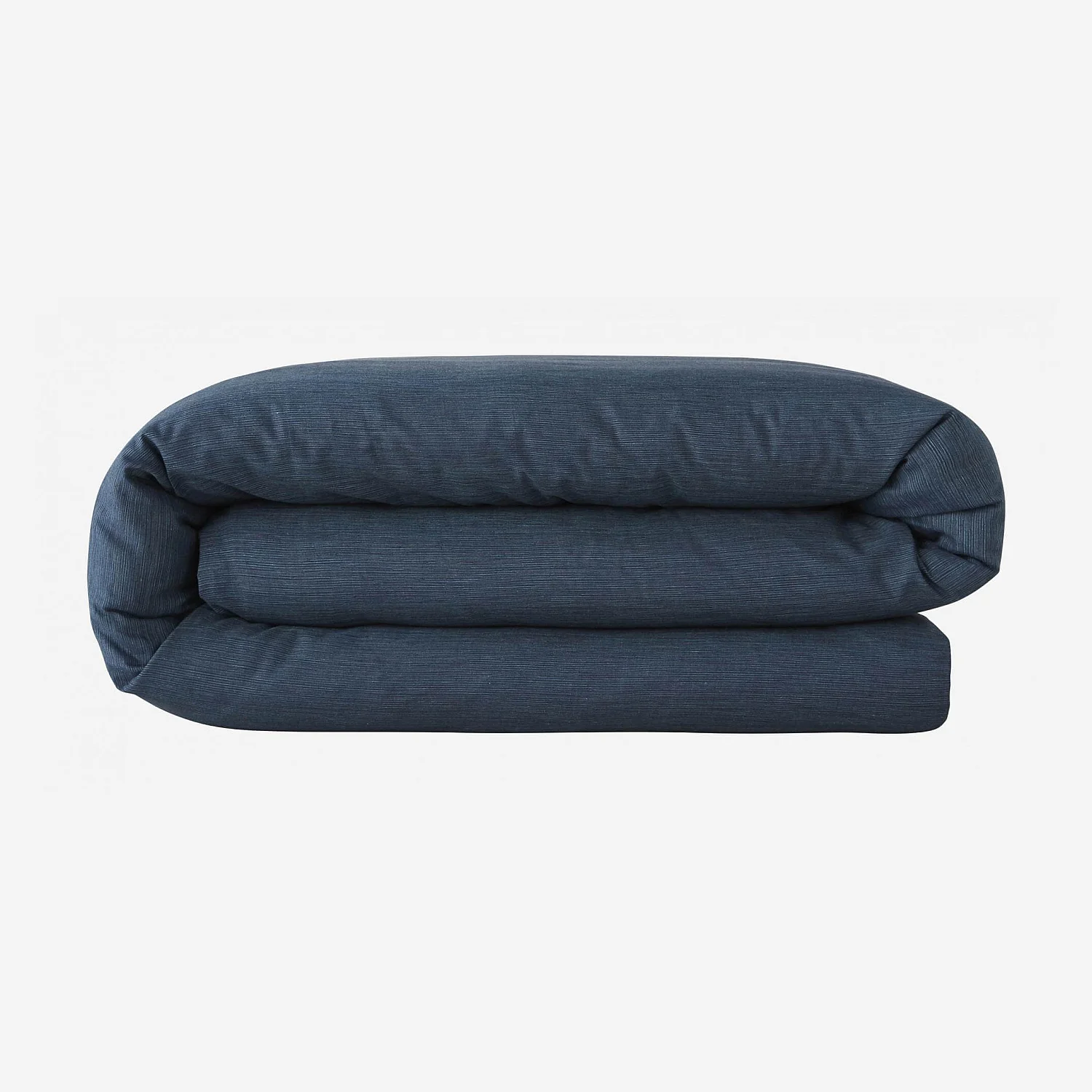 Dekbedovertrek van katoen - 200 x 200 cm - Nachtblauw - 2