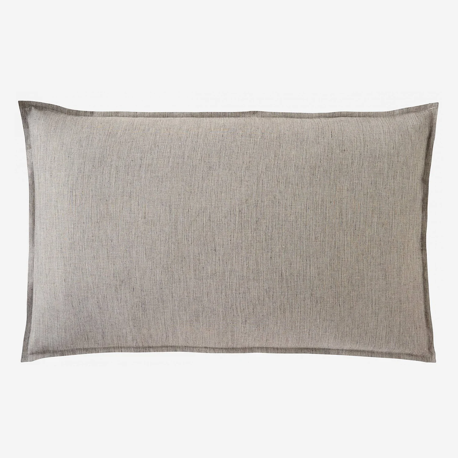 Taie d'oreiller en coton - 50 x 80 cm - Gris - 1