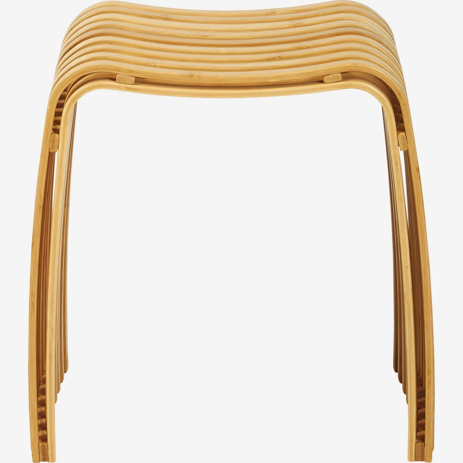 Tabouret en bambou - Naturel