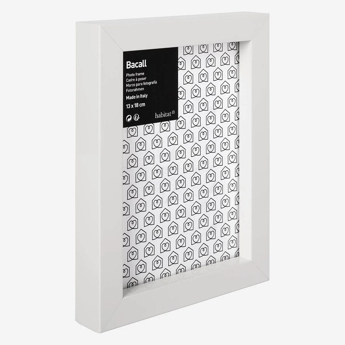 Cadre à poser en bois 13 x 18 cm - Blanc - 3