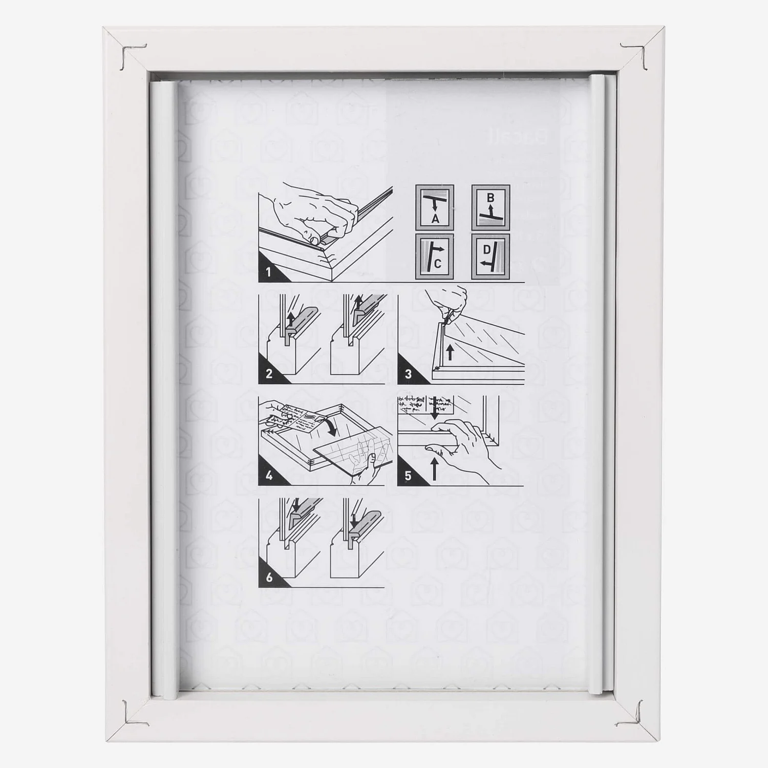 Cadre à poser en bois 13 x 18 cm - Blanc - 5