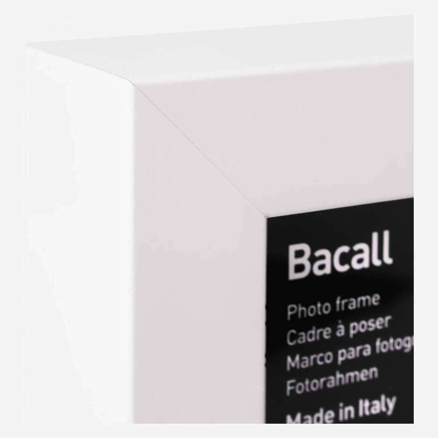 Cadre mural en bois - A4 - Blanc - 2