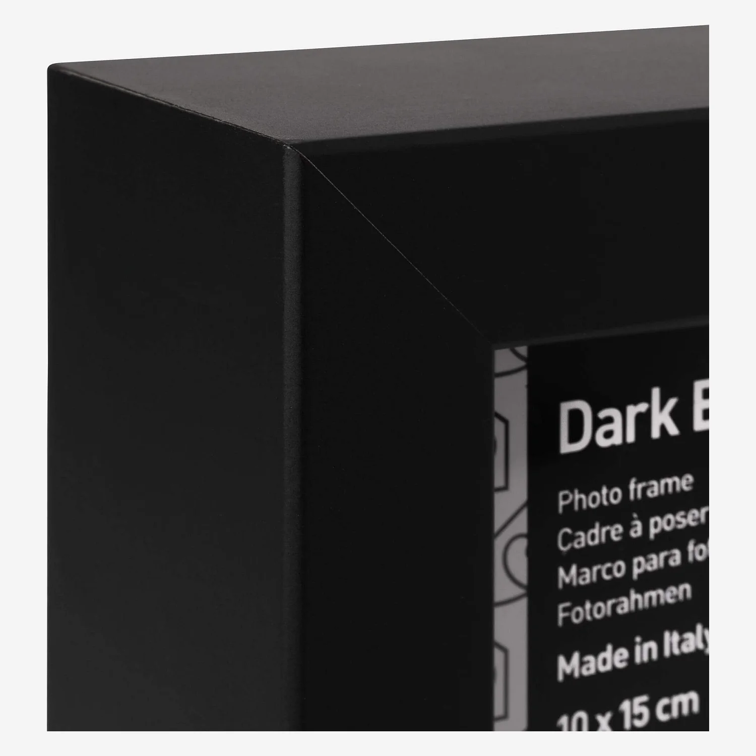 Cadre à poser en bois - 10 x 15 cm - Noir - 2