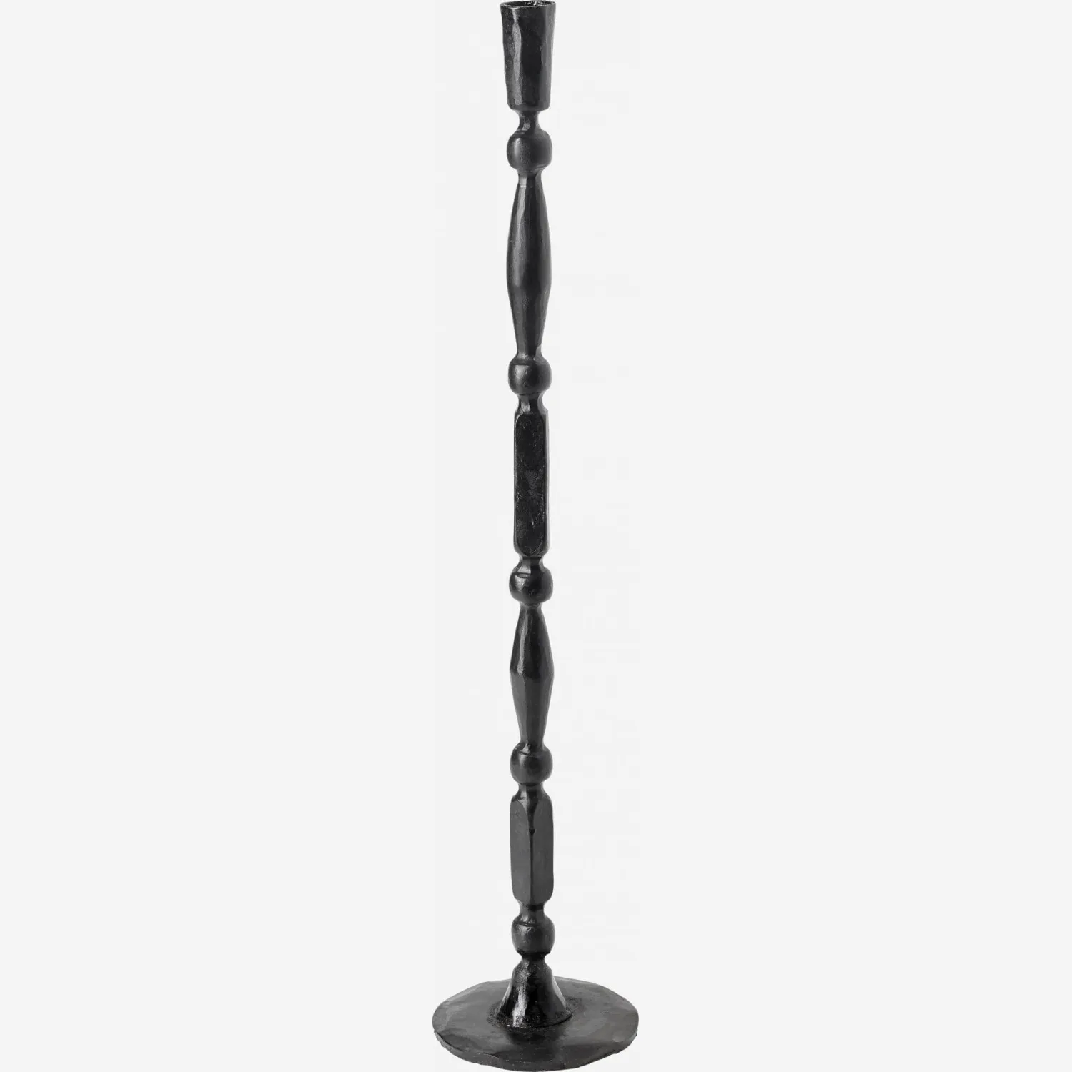 Kerzenständer aus Metall - 58 cm - Schwarz