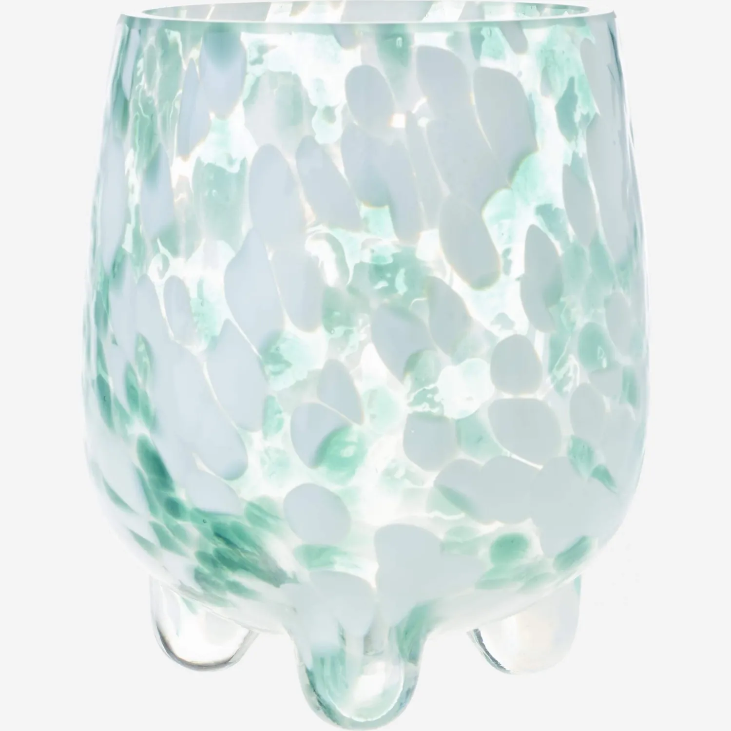 Photophore en verre soufflé - Transparent
