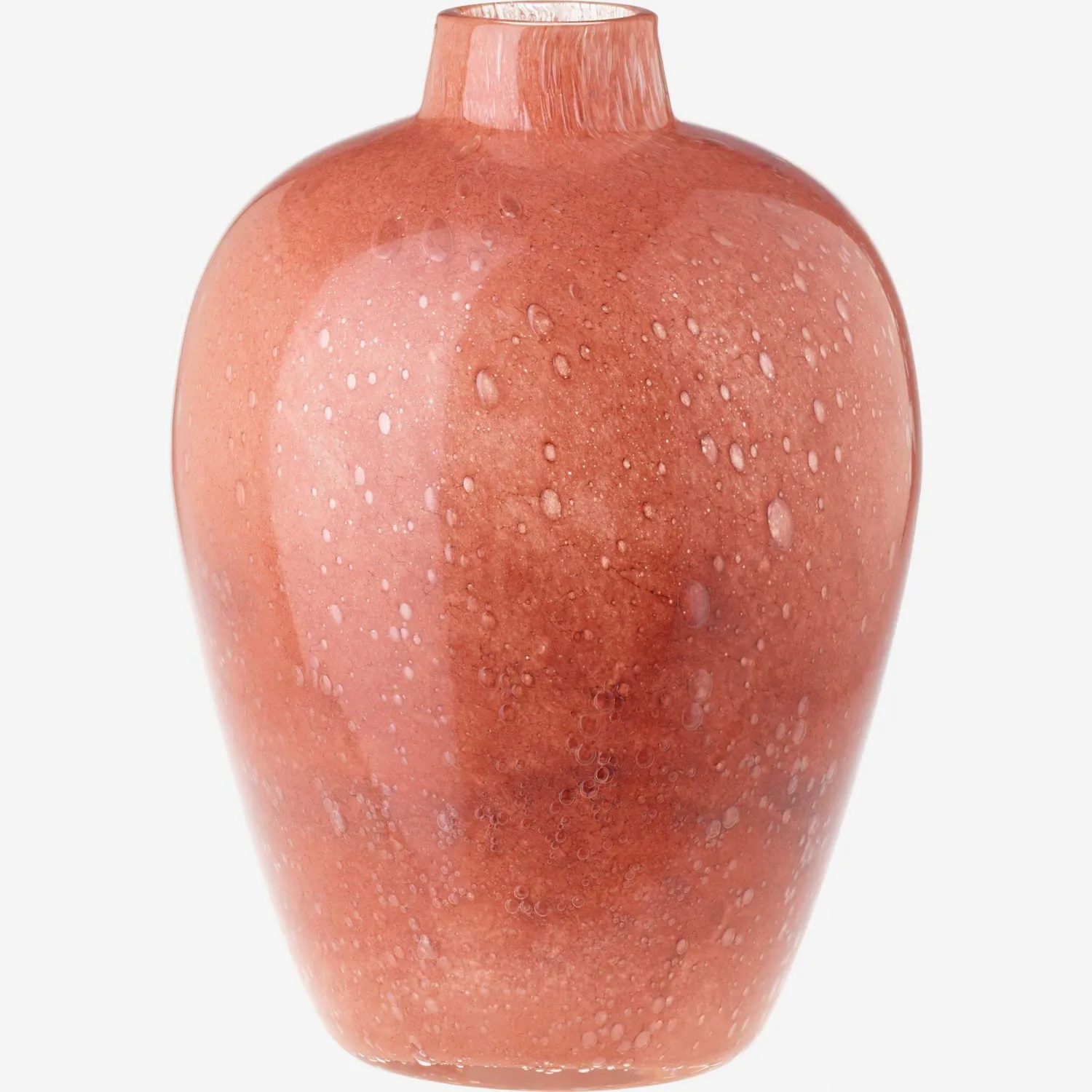 Vase en verre soufflé - 22 x 31 cm - Multicolore