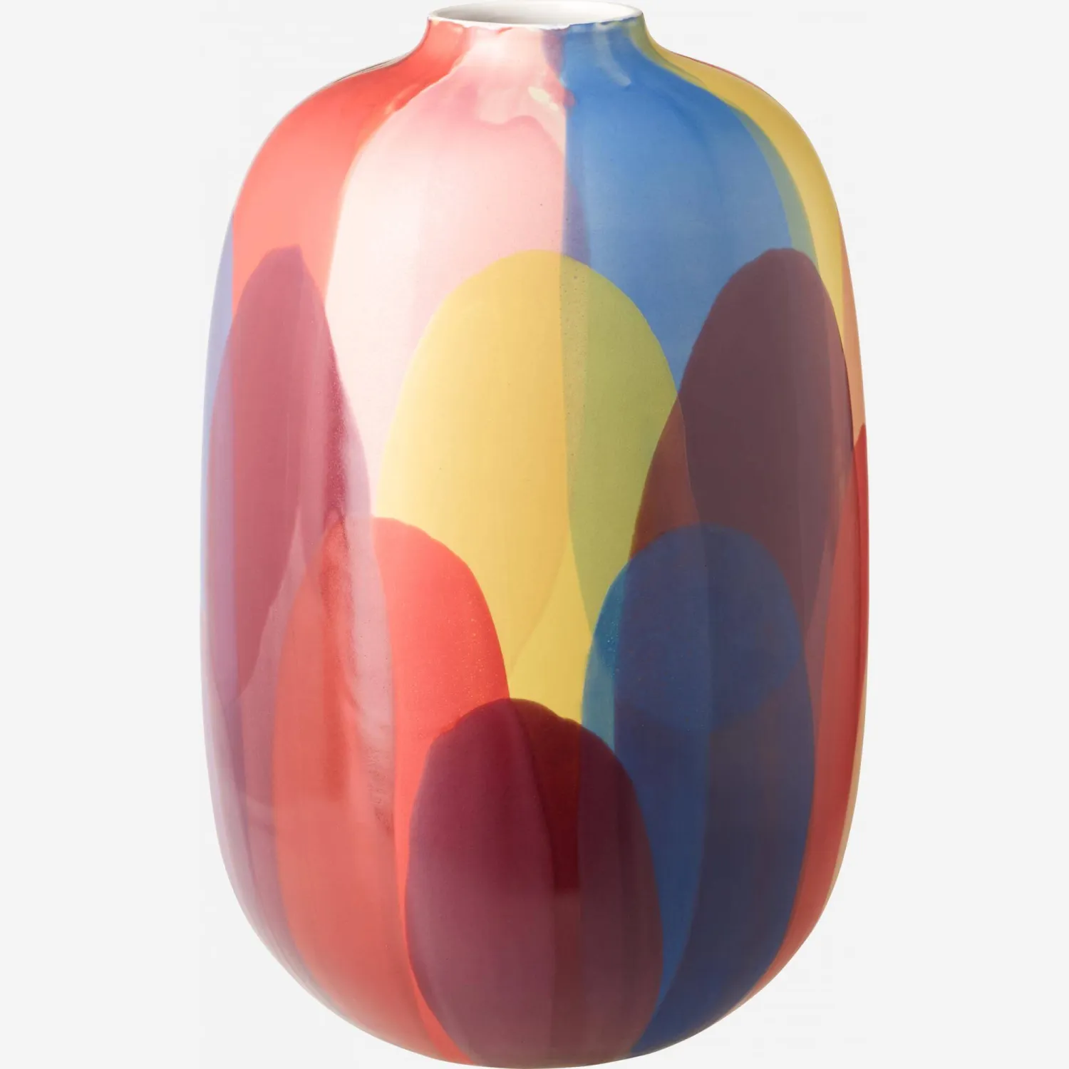 Vase en grès - Multicolore