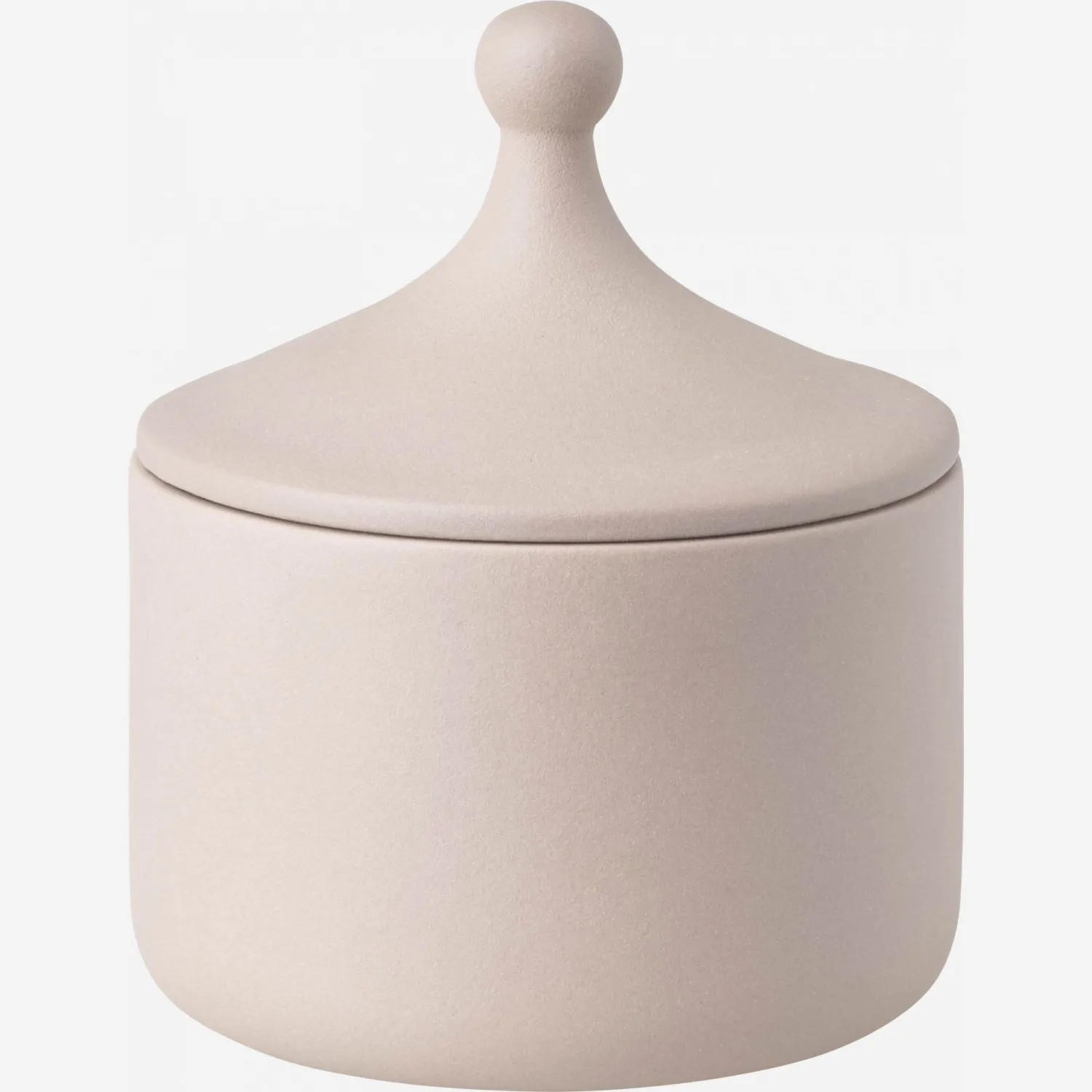 Boîte décorative en grès - Marron