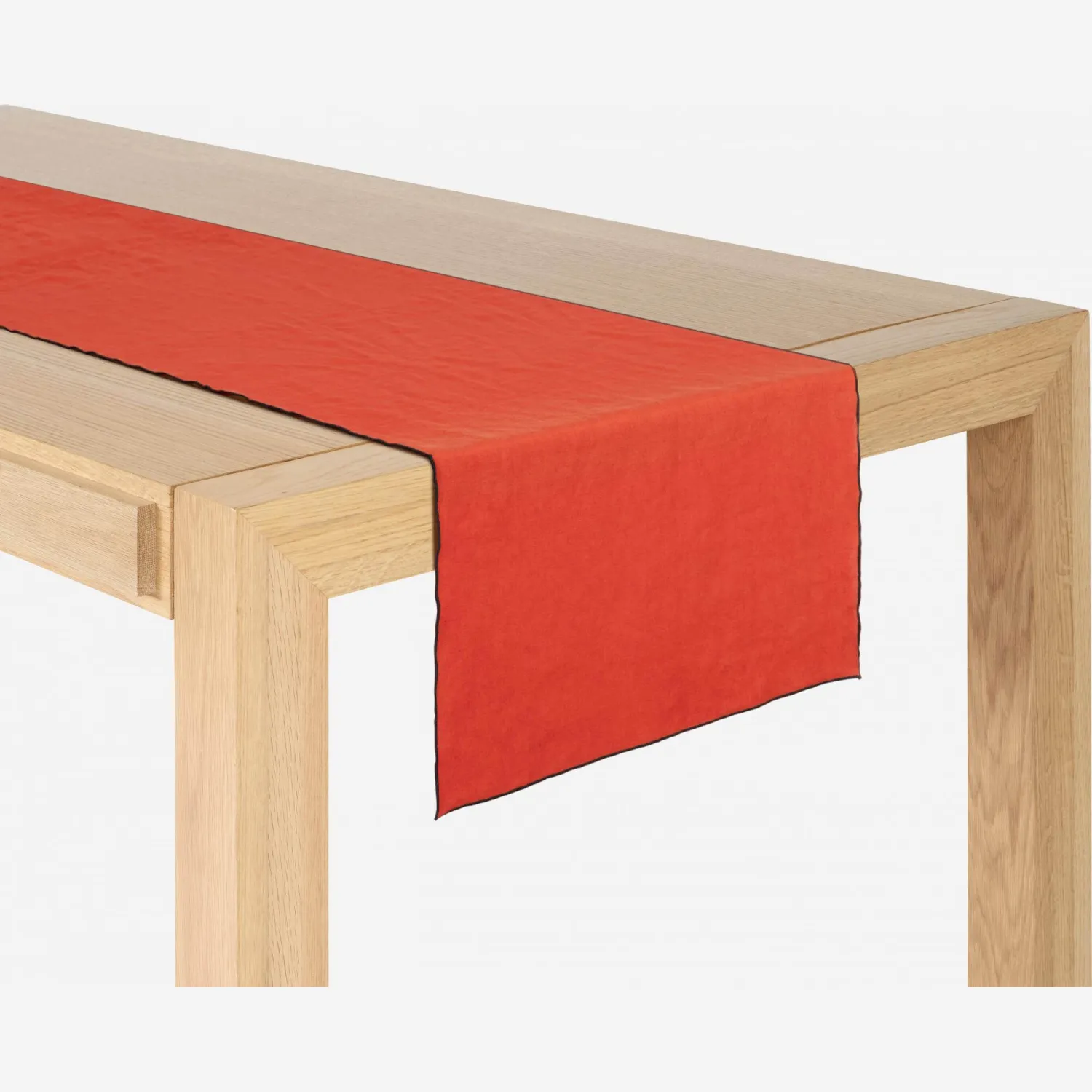 Travers de table en lin - 40 x 150 cm - Terracotta