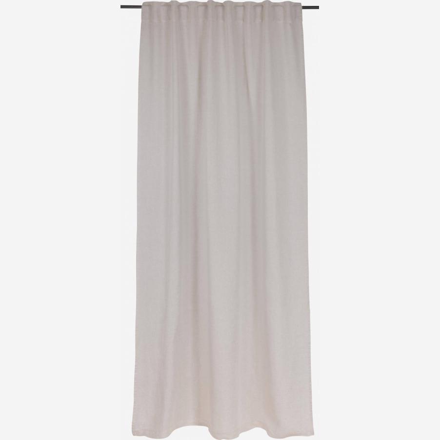 Set of 2 linen curtains - 140 x 260 cm - Natural