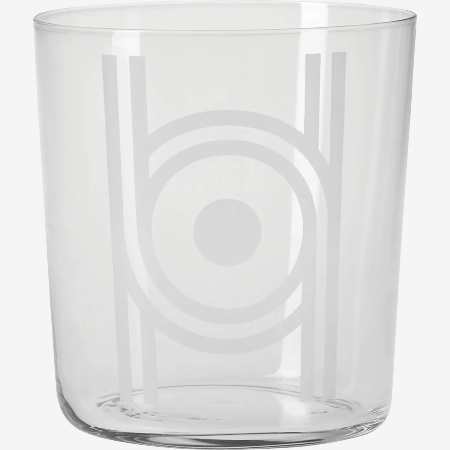 Gobelet bas en verre - Motif œil by Floriane Jacques
