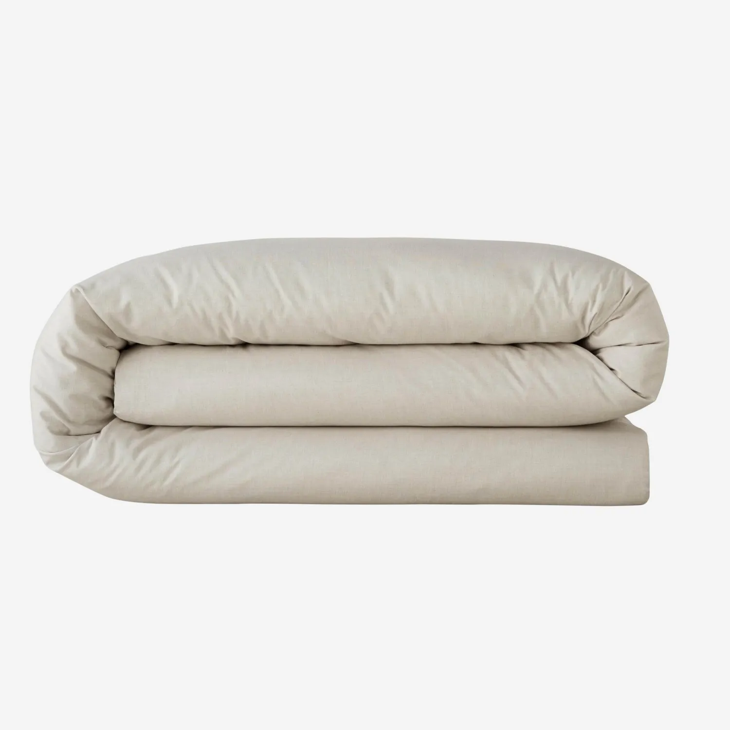 Bettbezug aus Baumwolle - 140 x 200 cm - Beige