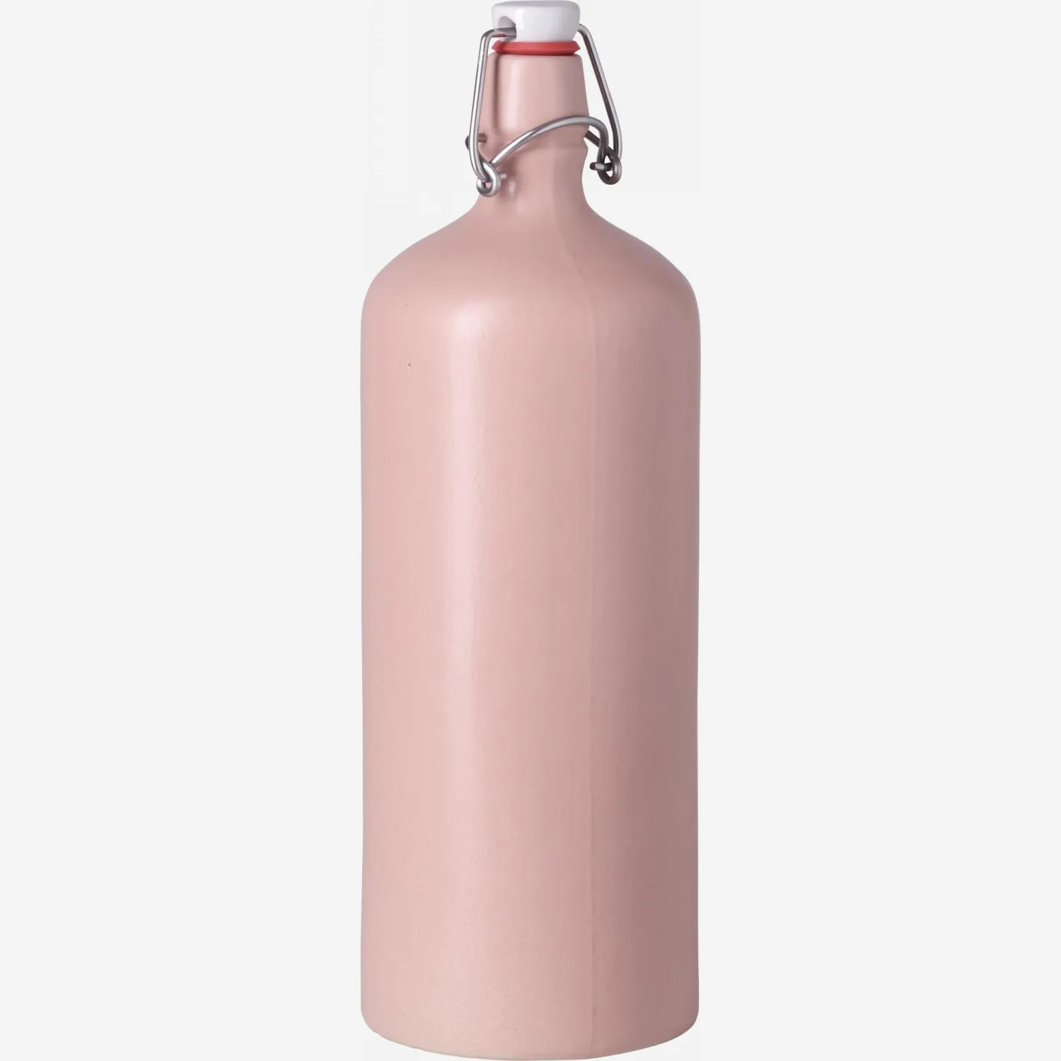 Bouteille en grès - 1,2L - Rose