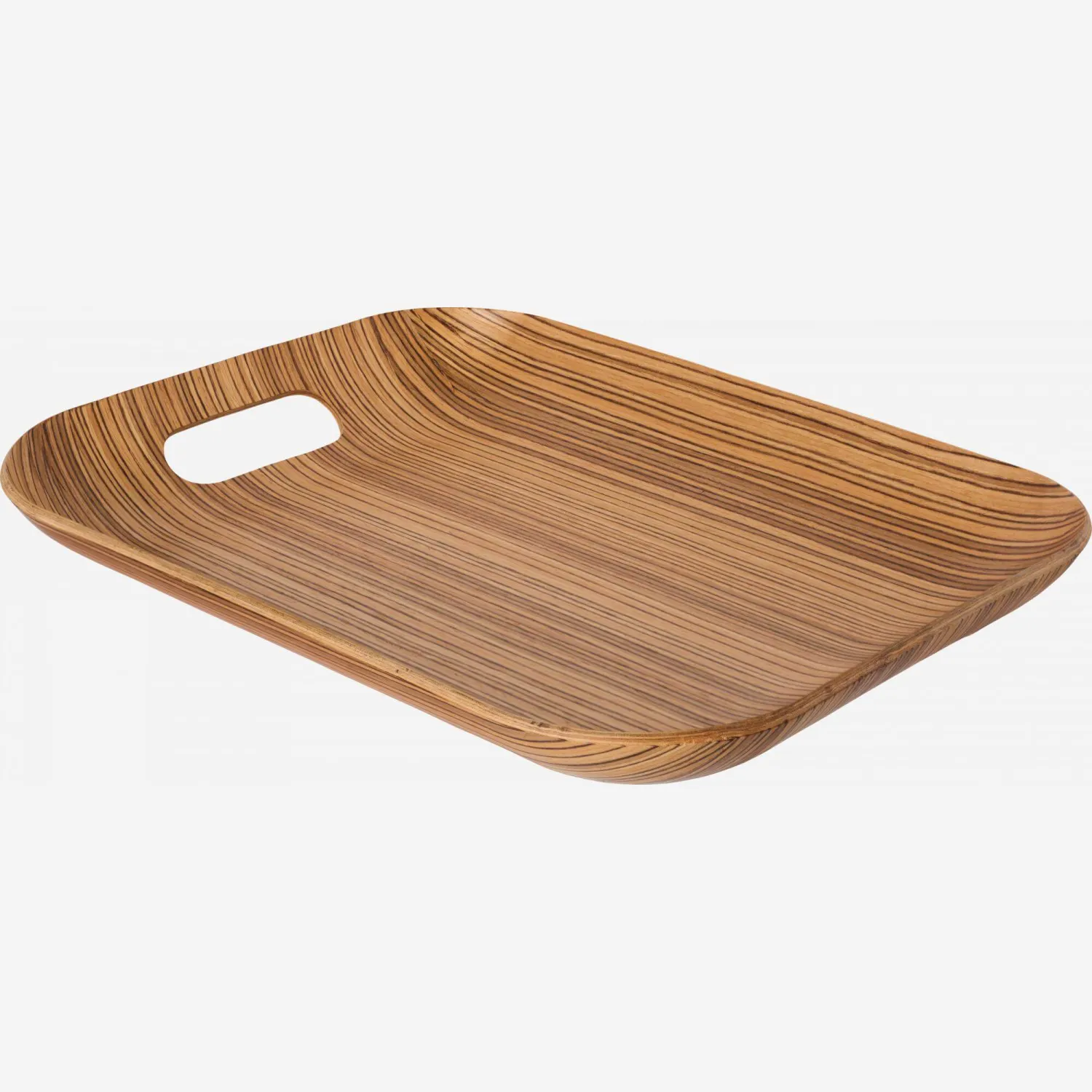 Rechthoekig dienblad van hout - 40 x 31 cm - Licht hout