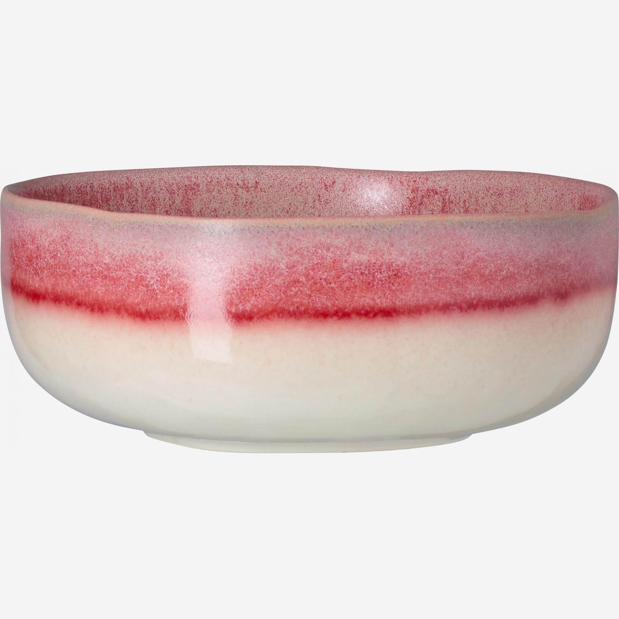 Stoneware bowl - 15.5 cm - Red