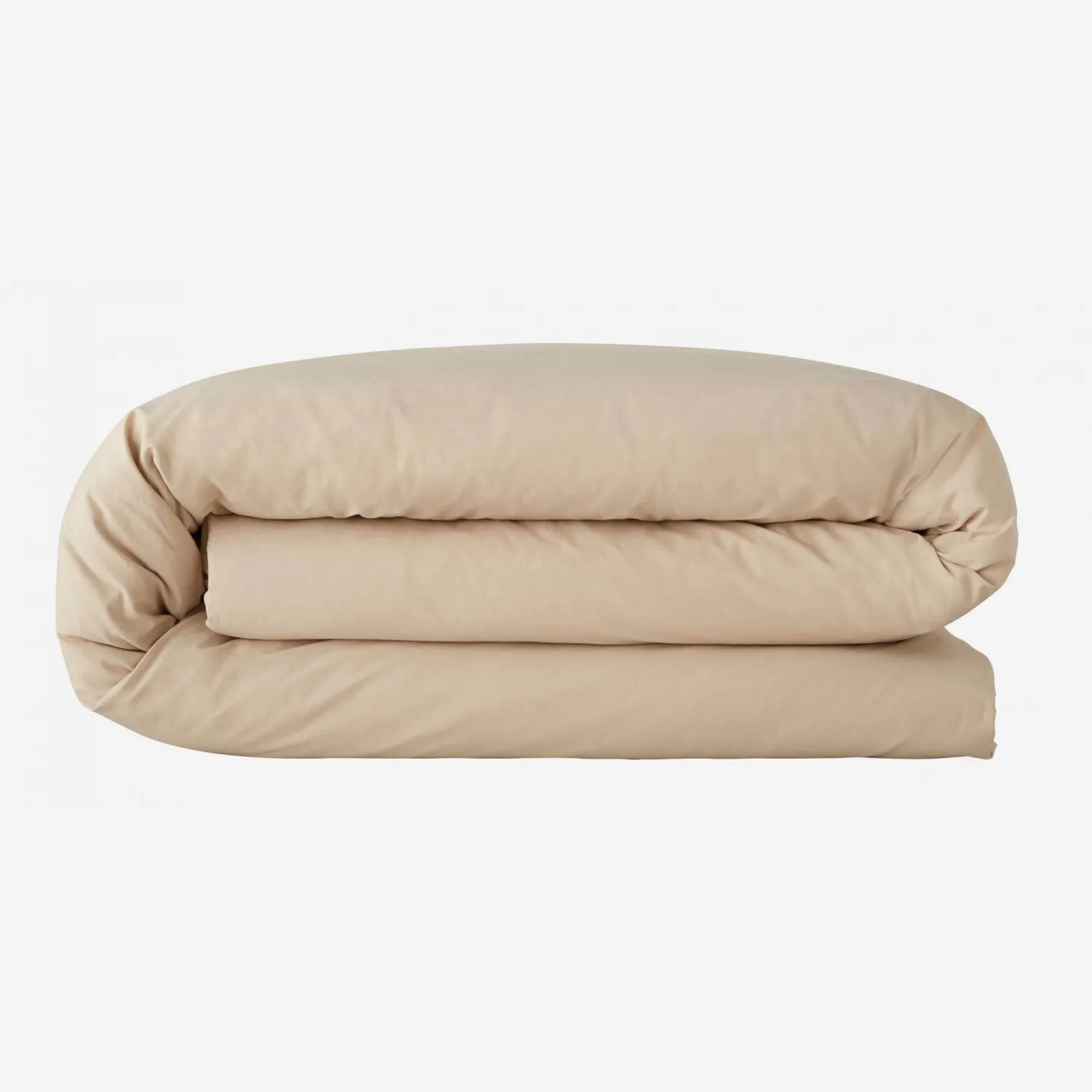 Bettbezug aus Baumwolle - 200 x 200 cm - Beige