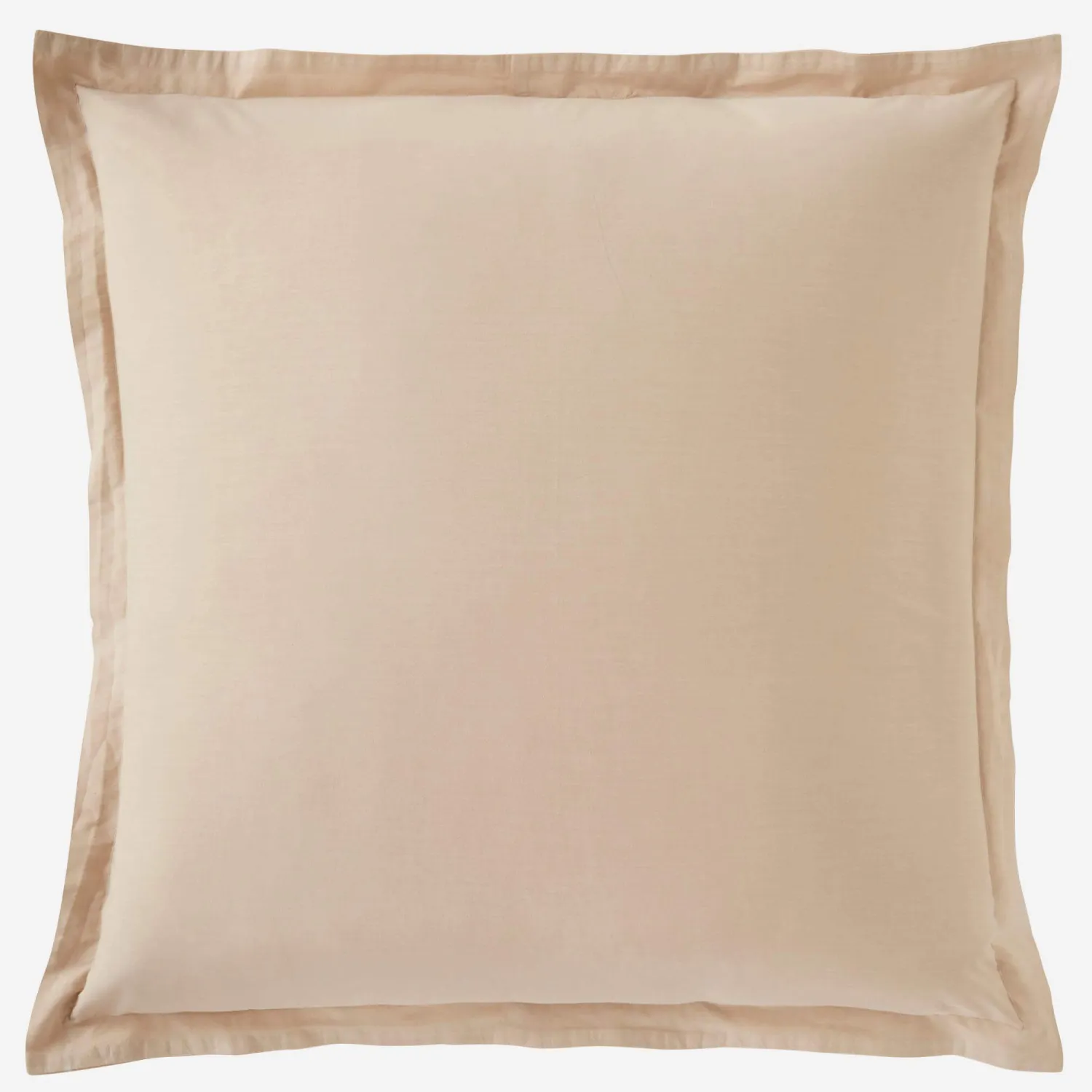 Kussensloop van katoen - 65 x 65 cm - Beige