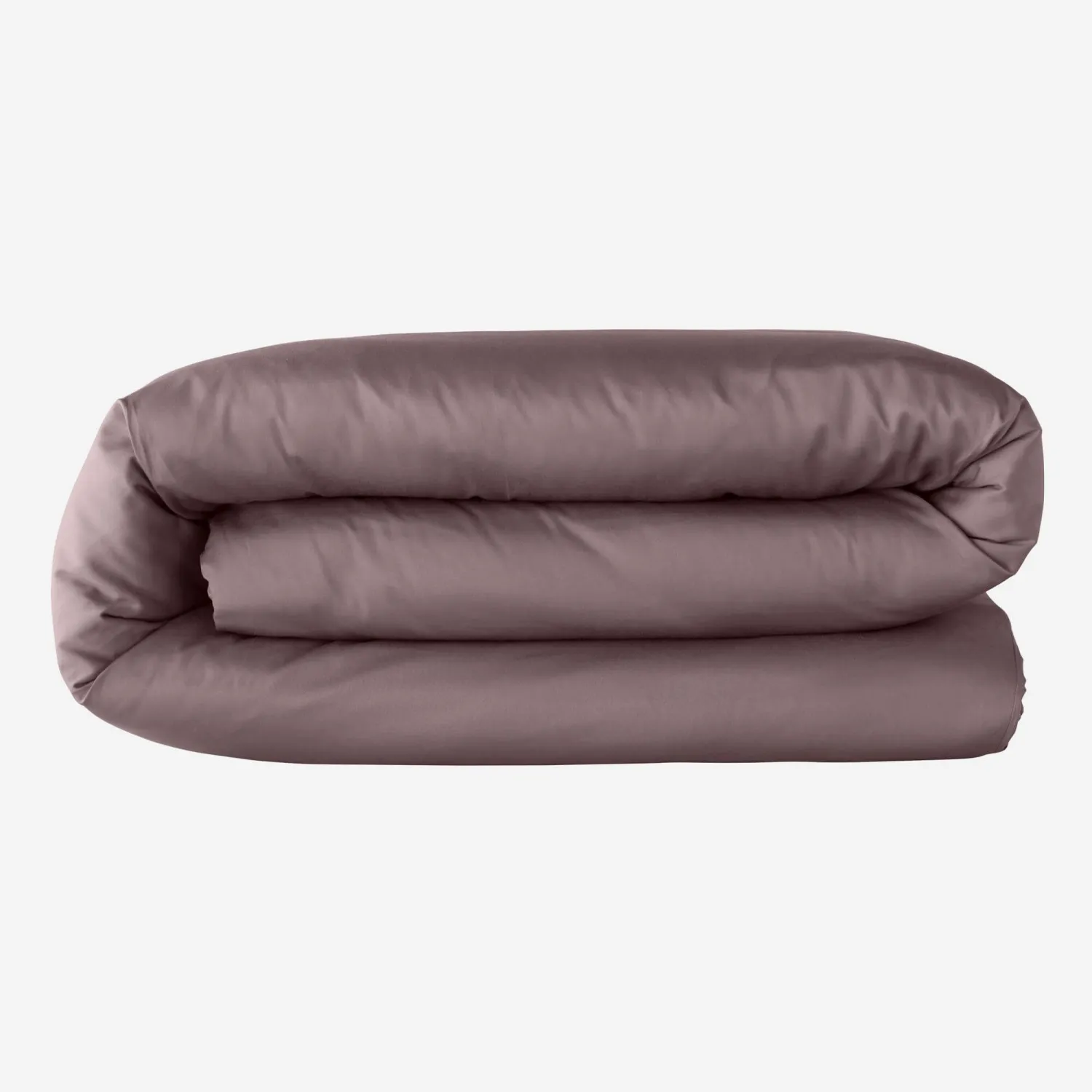 Housse de couette en satin de coton - 240 x 260 cm - Gris anthracite