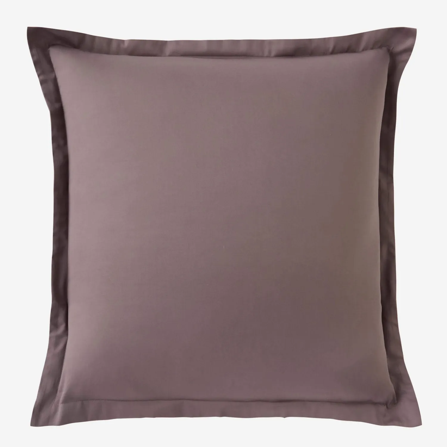 Funda de almohada de algodón - 65 x 65 cm - Gris oscuro - 1