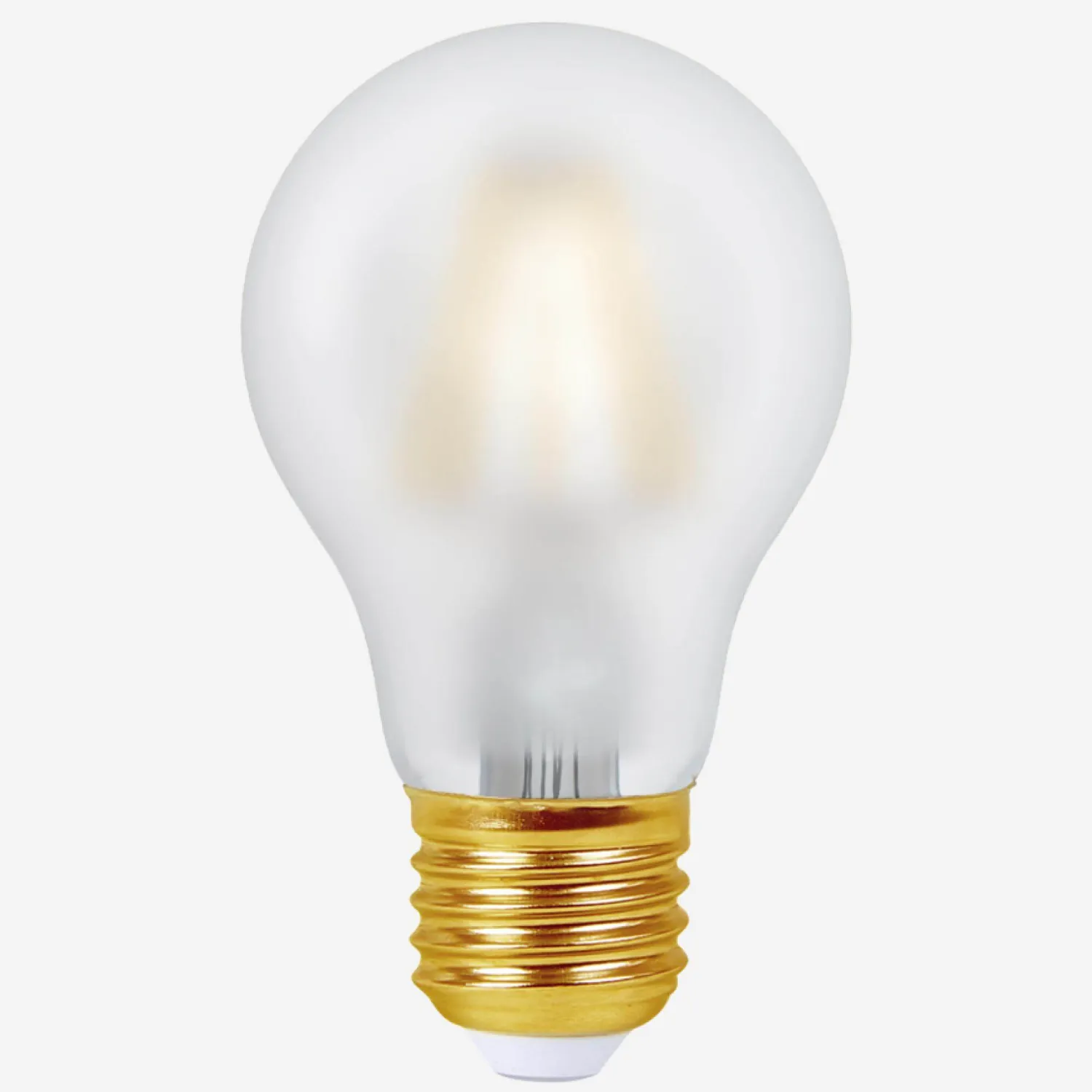 Ampoule standard à LED A60 E27 en verre dépoli - 6W - 2700K 