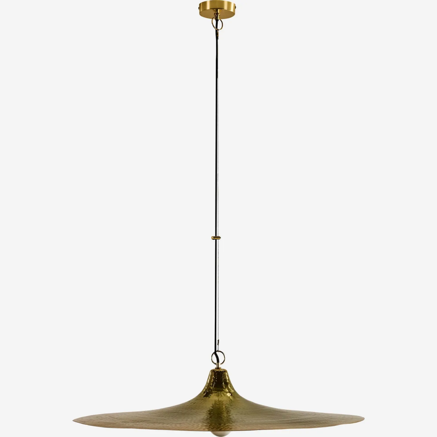 Suspension en laiton - 87 x 26 cm - Or
