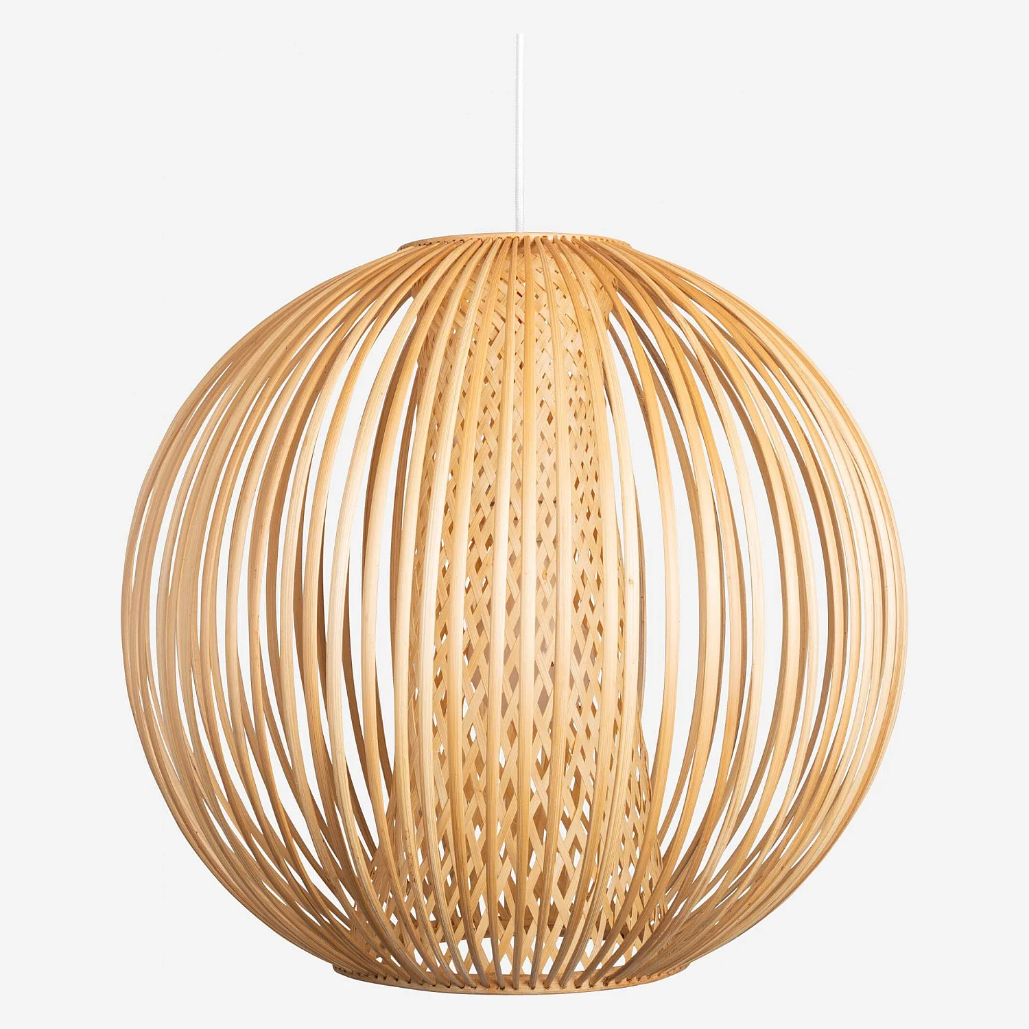 Abat-jour en bambou - 46 cm - Naturel - 1