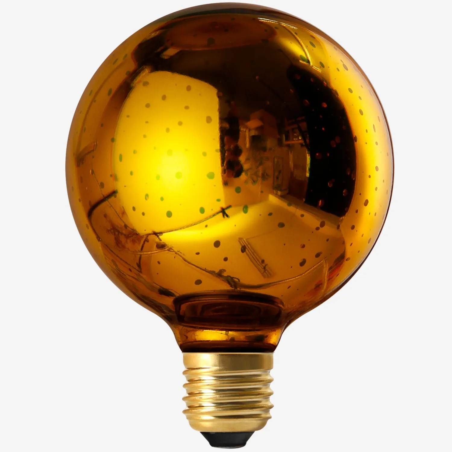 Decoratieve gloeilamp G95 E27 - 4W - Goud
