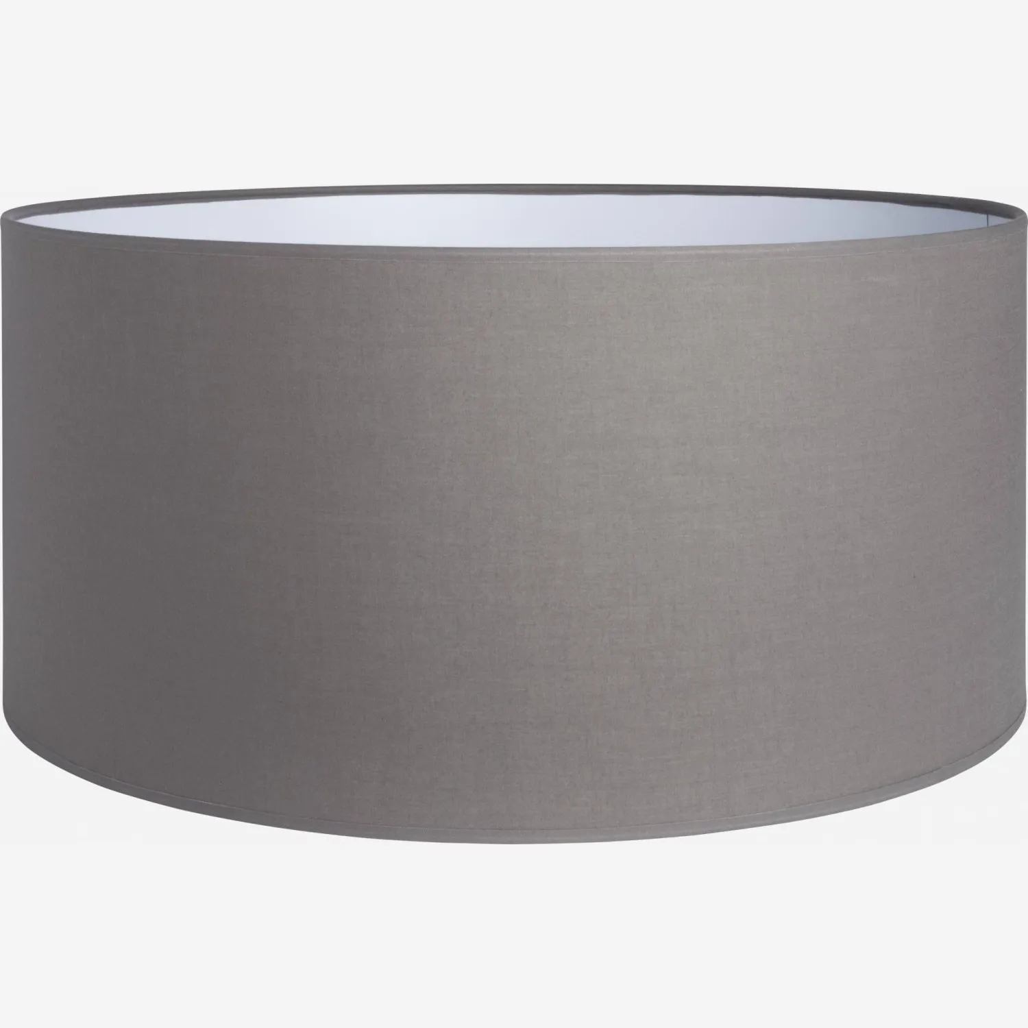 Abat-jour en coton - 50 x 24 cm - Gris