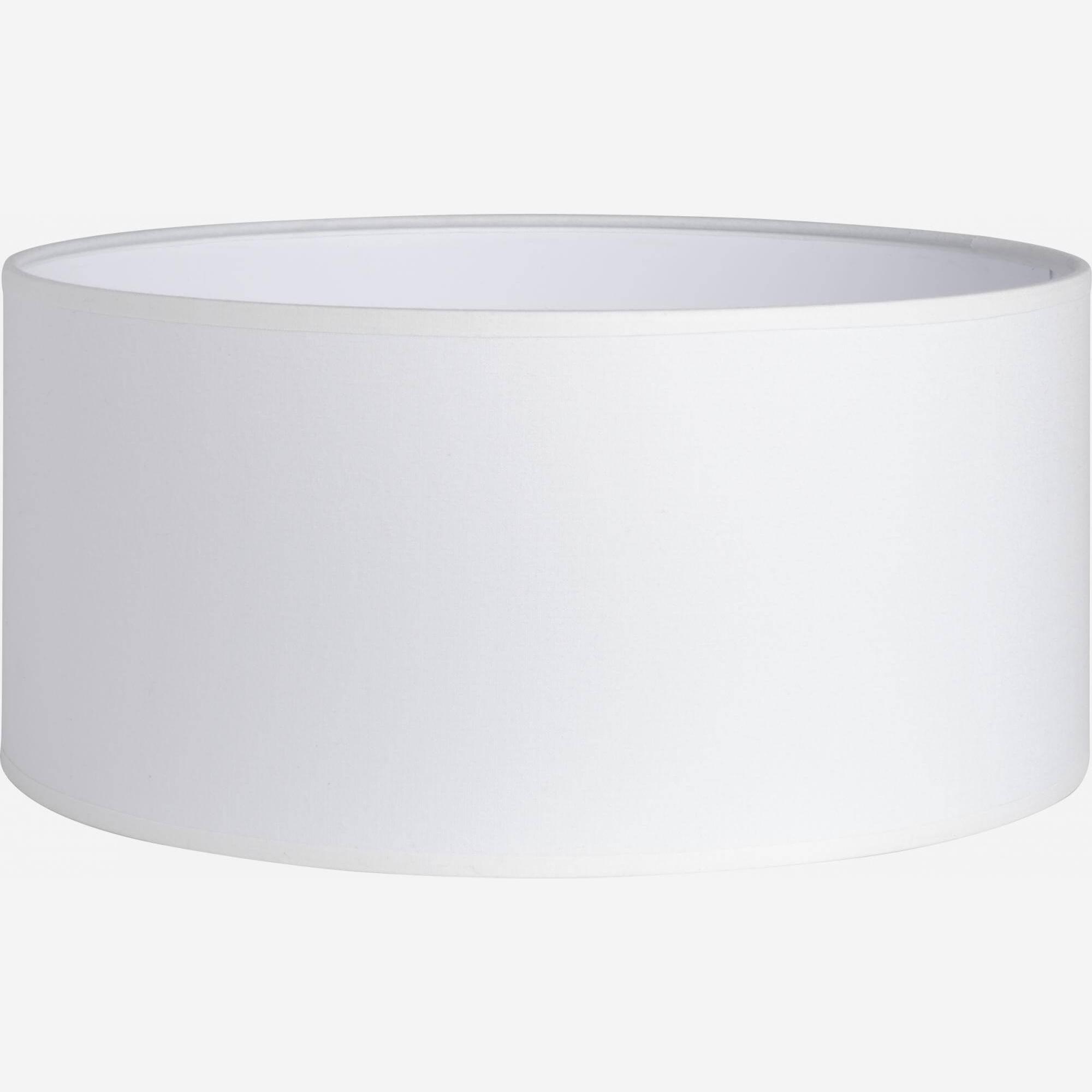 Cotton lampshade - 30 x 14 cm - White