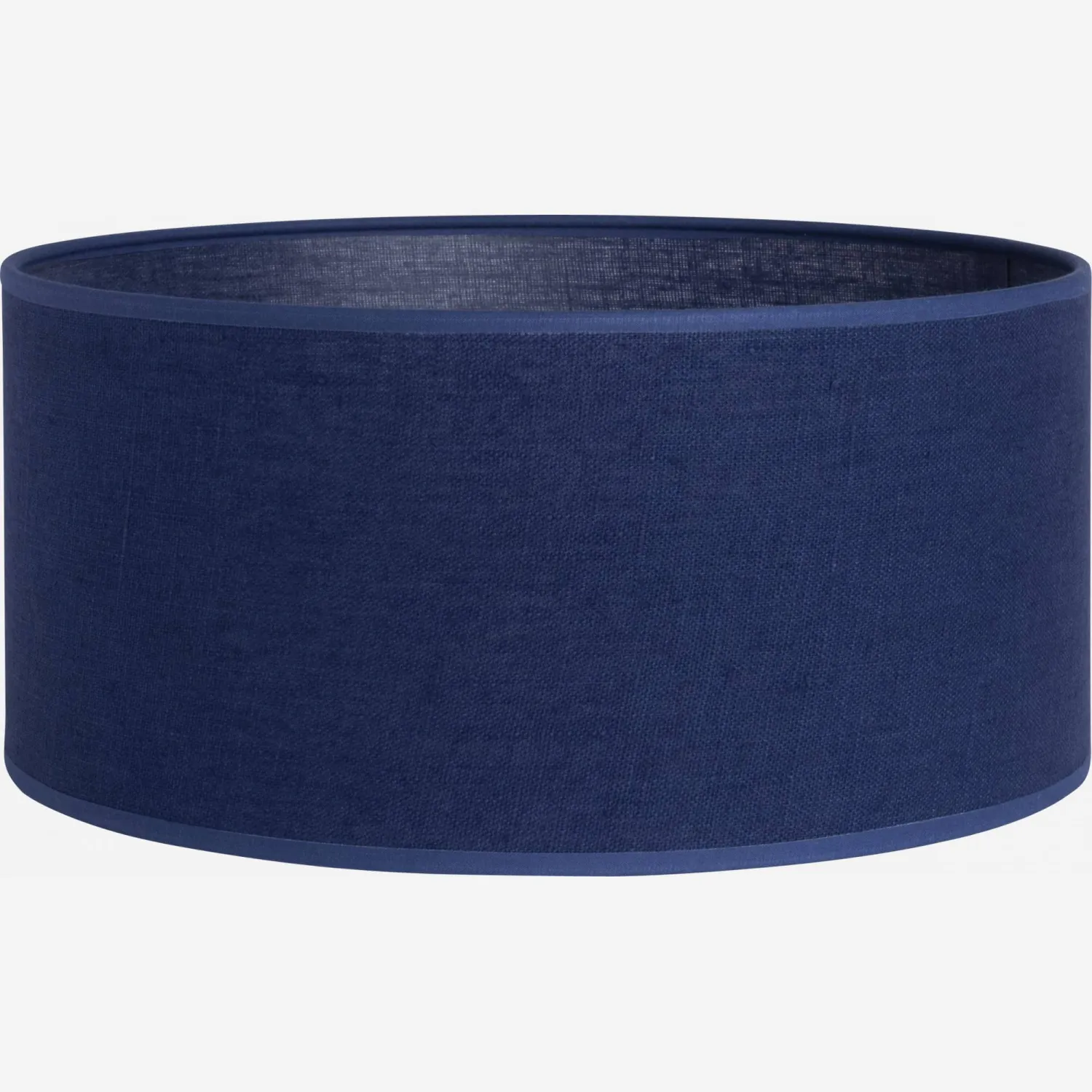 Abat-jour en lin - 30 x 14 cm - Indigo