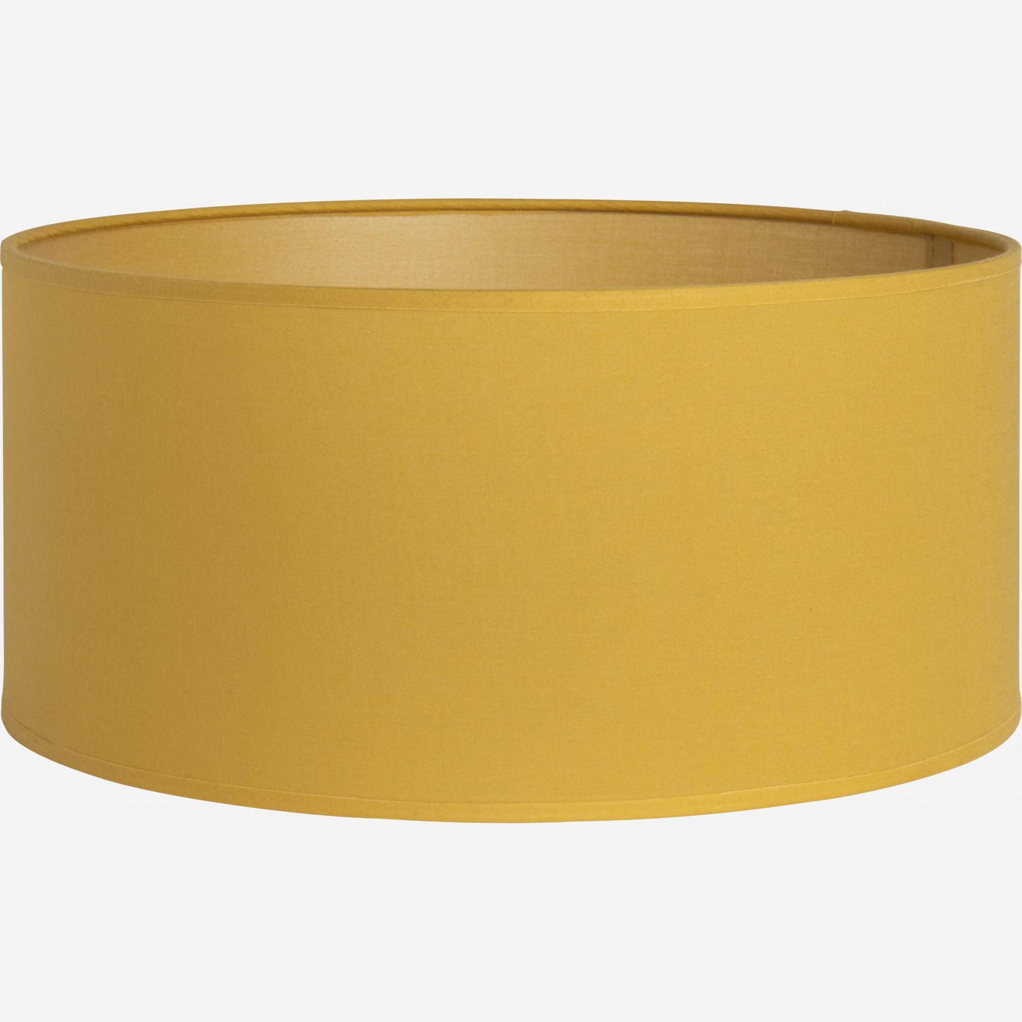 Cotton lampshade - 30 x 14 cm - Mustard yellow