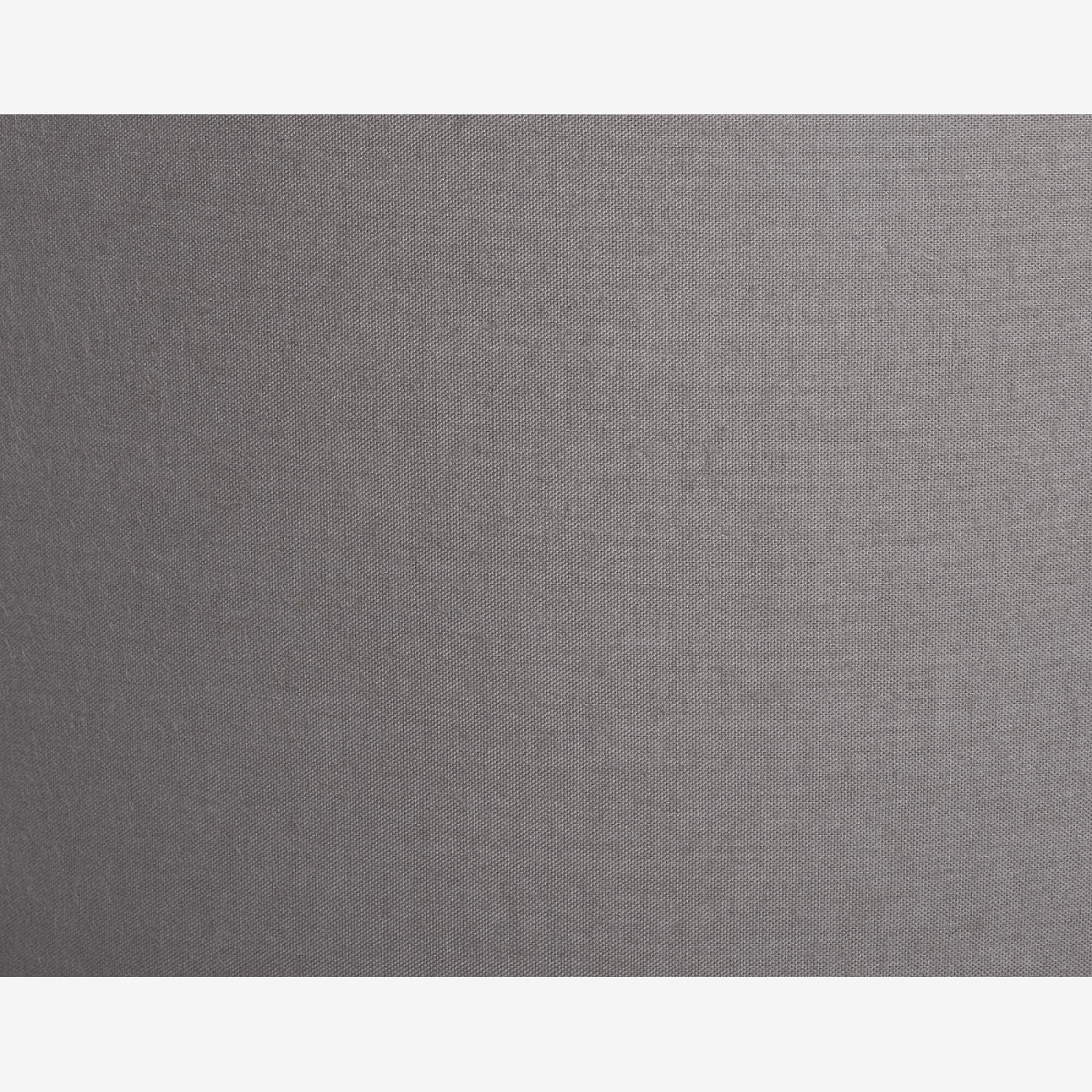 Abat-jour fuselé en coton - 14 cm - Gris - 3