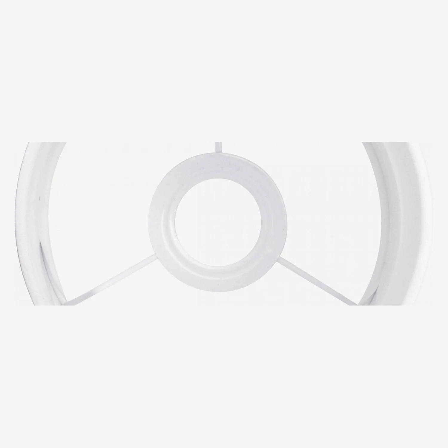 Abat-jour en coton - 12 x 22,5 cm - Blanc - 2