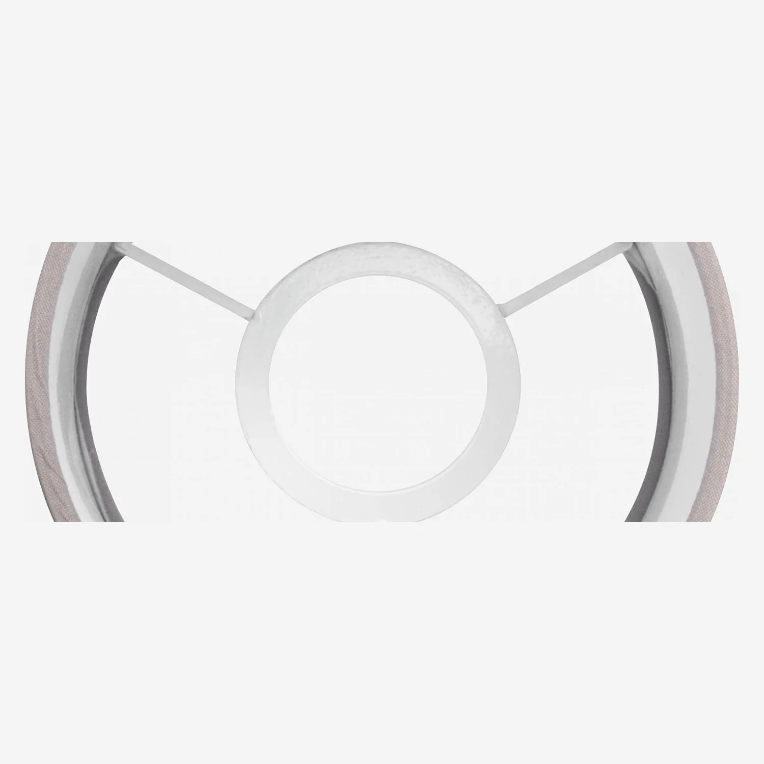 Abajur em algodão - 12 x 22,5 cm - Cinza - 2