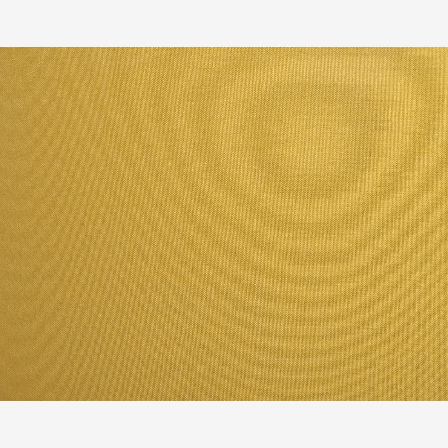 Abat-jour en coton - 12 x 22,5 cm - Jaune moutarde - 3