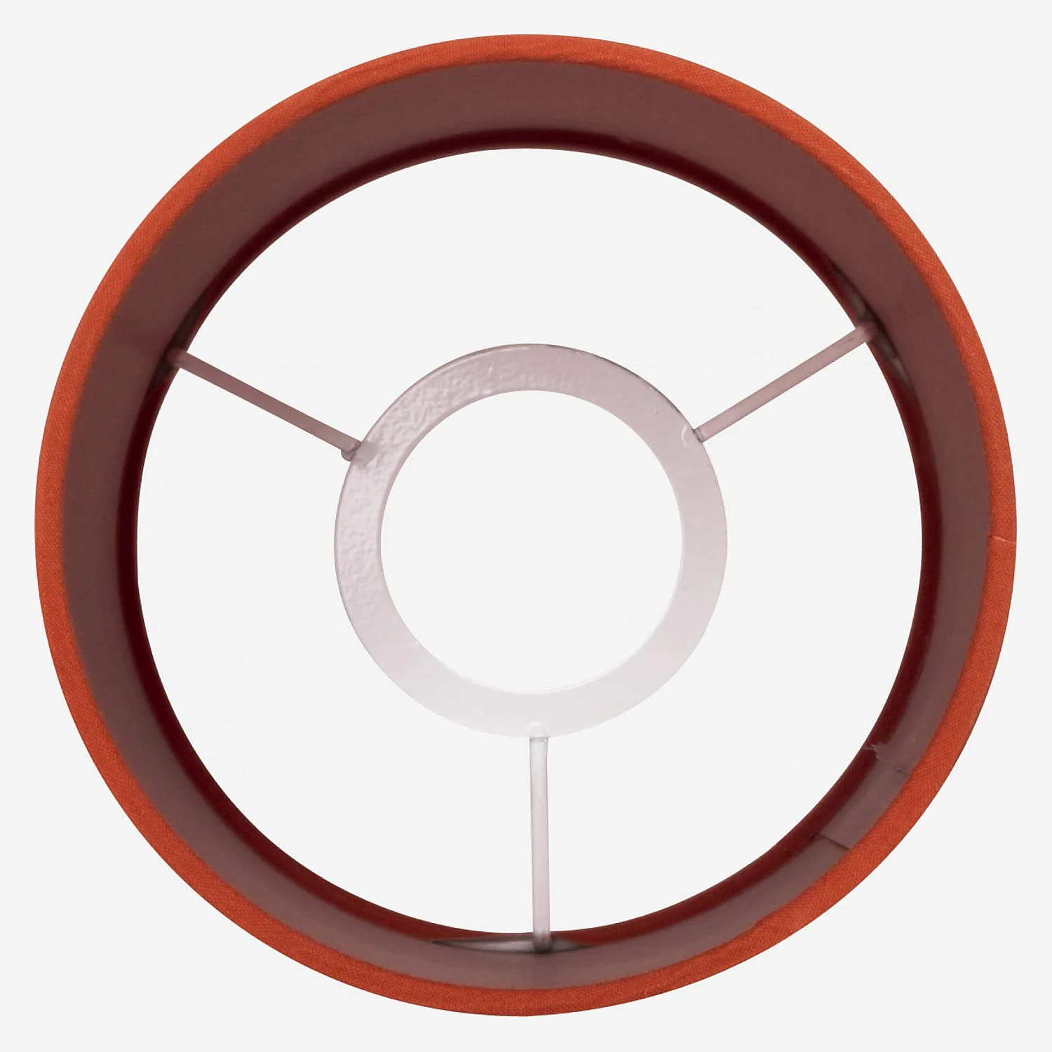 Abajur em algodão - 12 x 22,5 cm - Vermelho feltro - 6