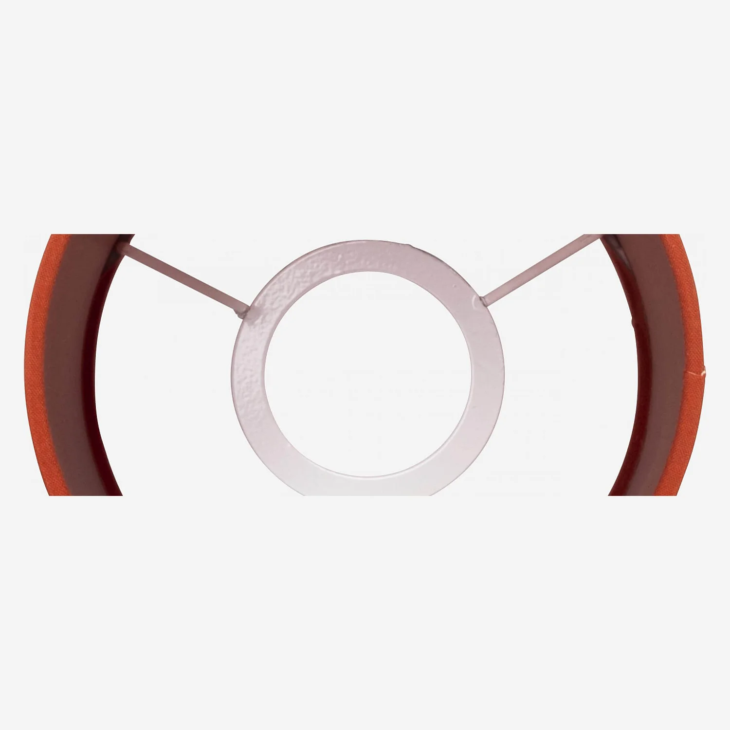 Abajur em algodão - 12 x 22,5 cm - Vermelho feltro - 3