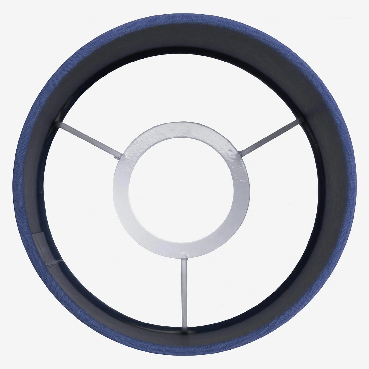 Linen lampshade - 12 x 22.5 cm - Indigo - 5